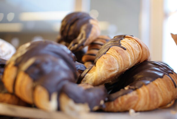 Croissant amb xocolata