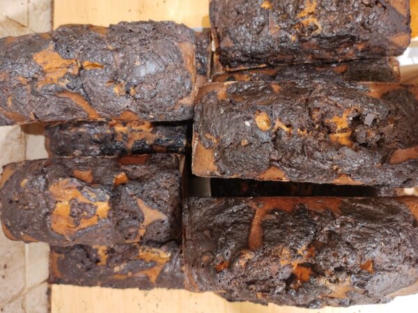Plumecake de xocolata i nous